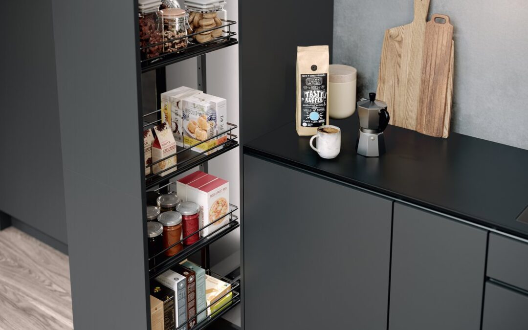 Storage solutions for tall cabinets